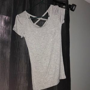 gray top, new with tags